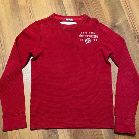 Abercrombie Boys Muscle Waffle Long Sleeve: Size Large - Picture 1 of 6